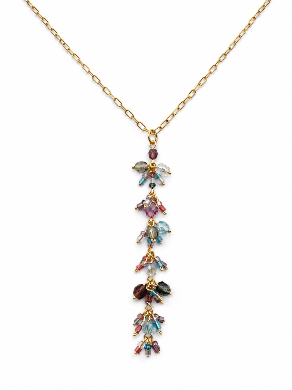 The Iris Cascade Necklace - Picture 1 of 3
